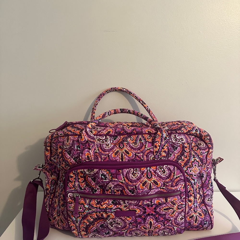 Vera Bradley Purple Paisley (Dream Tapestry) Weekender